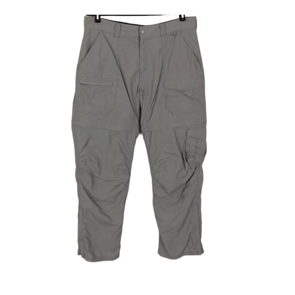 EASTERN MOUNTAIN SPORTS HIking Zip Off PantsConvertible Shorts Gray Wmns 14S